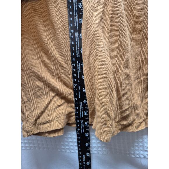 2 Reverse Threads Shirts Men Size XL Brown White Textured Short Sleeve Crew Neck - Picture 4 of 7